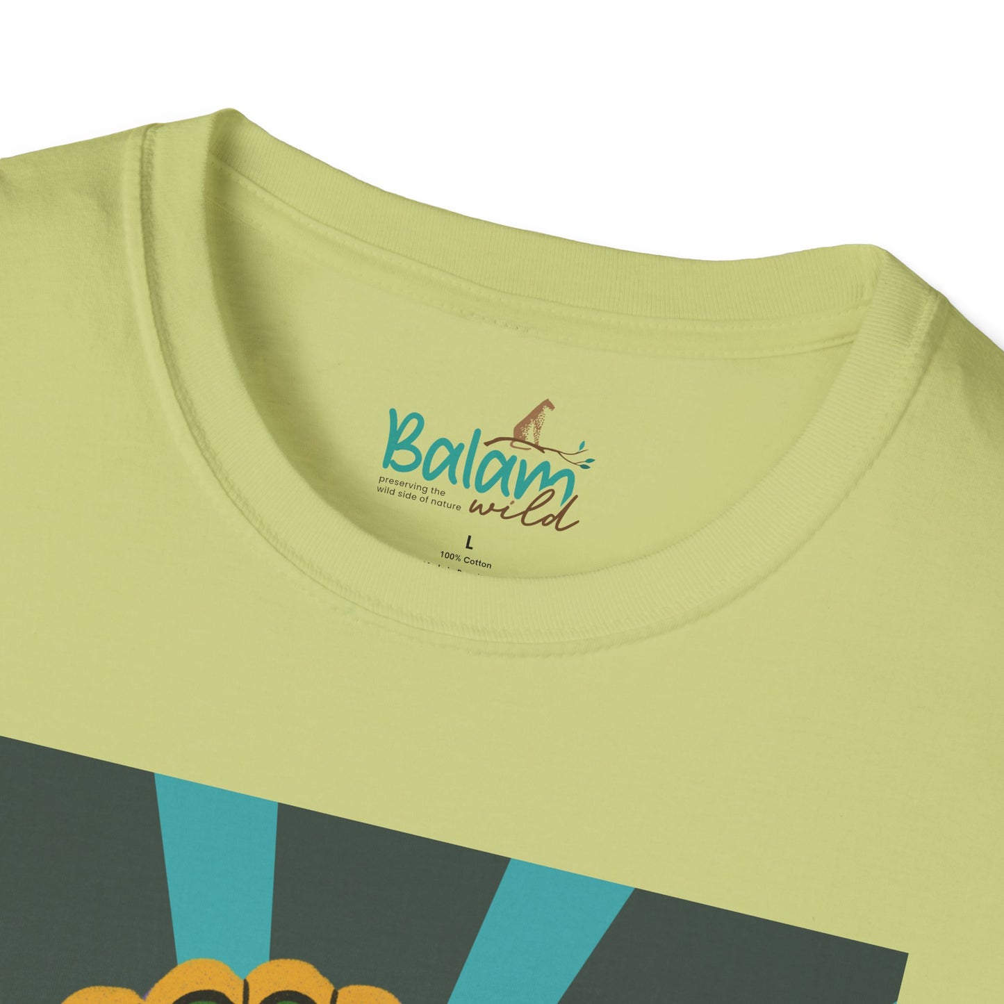 Ocellated Turkey Pop Art Tee - Pistachio