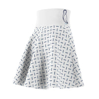Feather Drift Skater Skirt