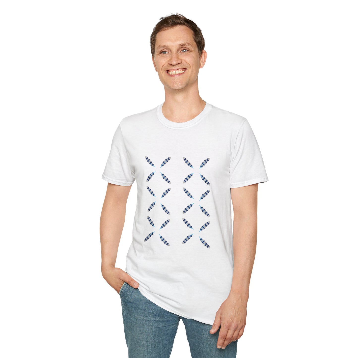 Feather Flow Tee - White