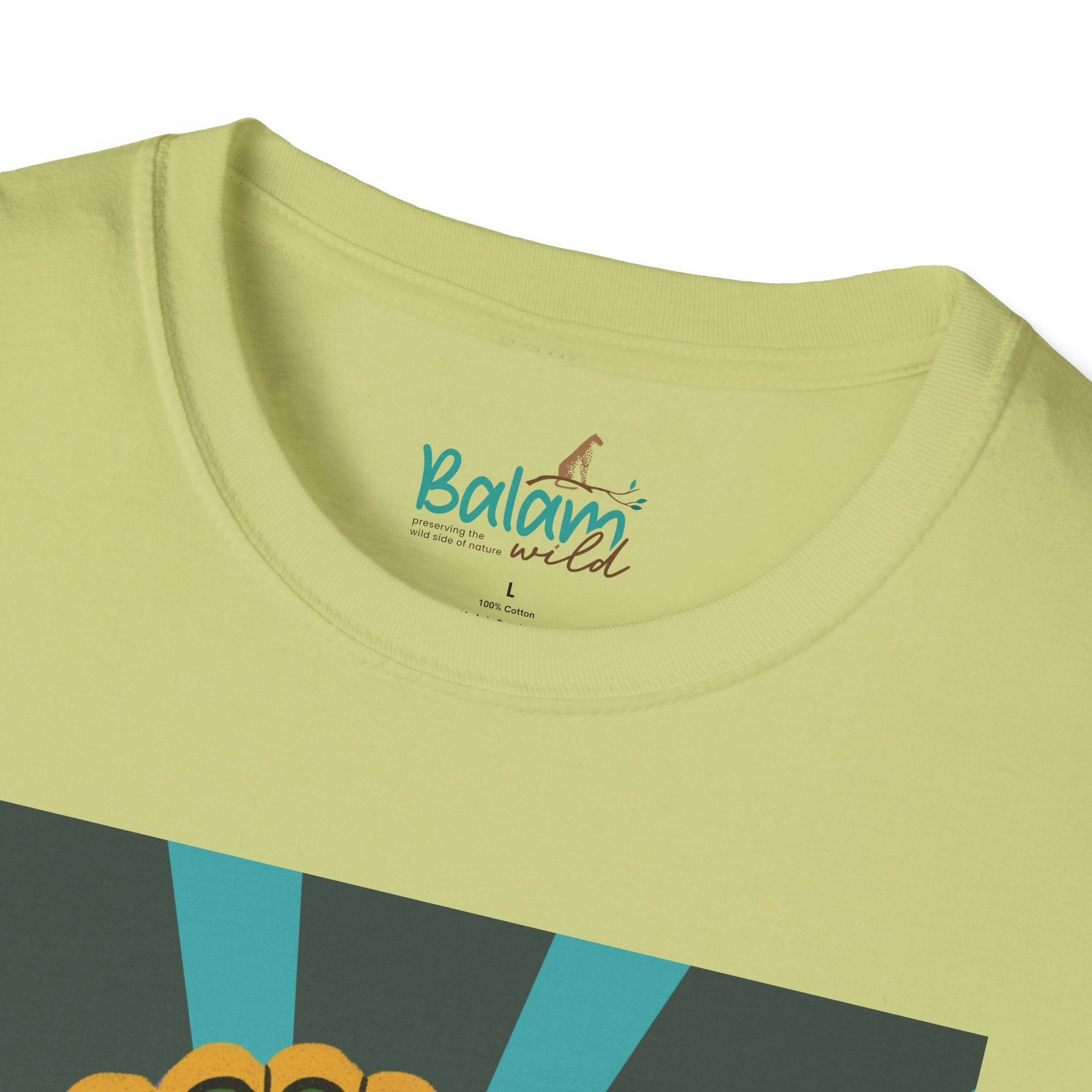 Ocellated Turkey Pop Art Tee - Pistachio