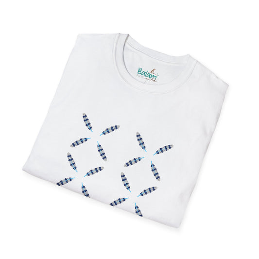 Feather Flow Tee - White