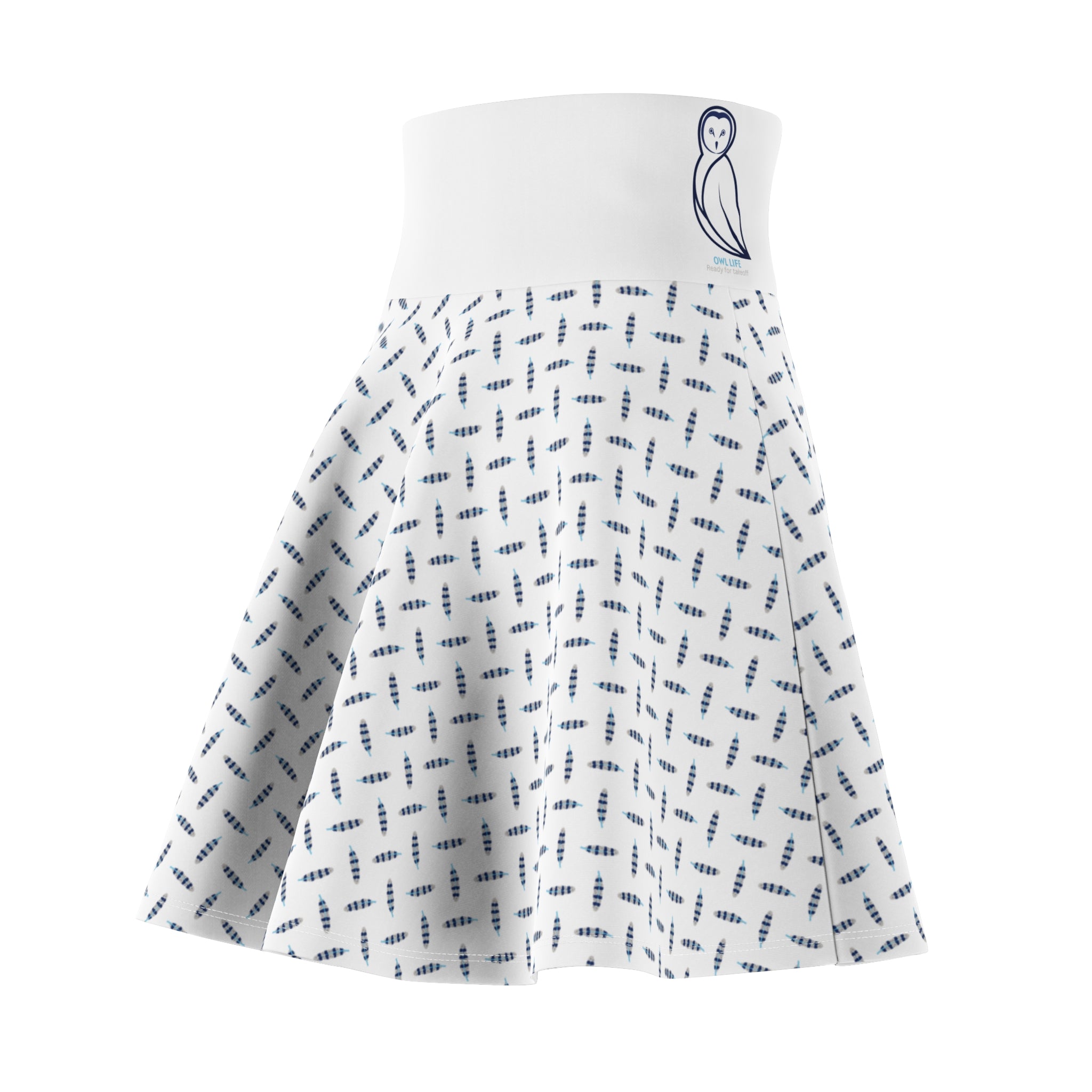 Feather Drift Skater Skirt