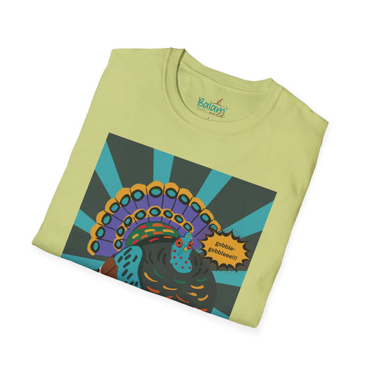 Ocellated Turkey Pop Art Tee - Pistachio