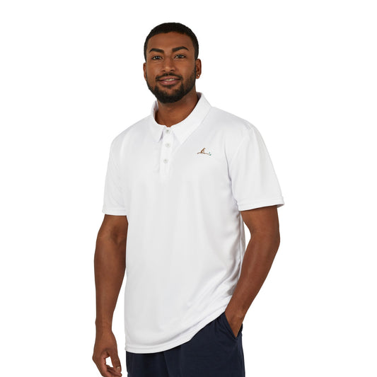 Wild Crest Performance Polo - White